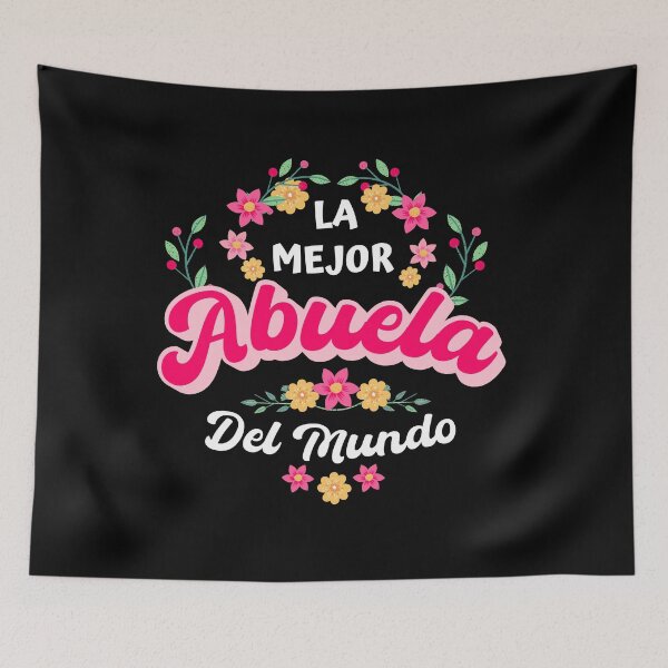 Aperçu de l'œuvre La Mejor Abuela Del Mundo - La meilleure grand-mère du monde - latin abuela anniversaire grand-mère anniversaire créée et vendue par ALLURE-minimal.