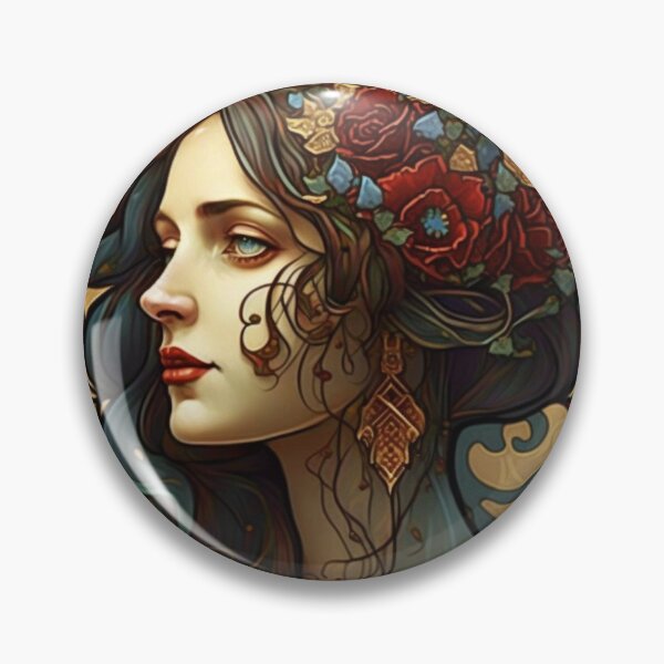 Artikelvorschau, Eine spanische Rose entworfen und verkauft von ArtNouveauChic.