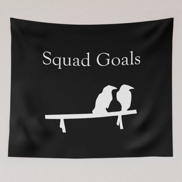 Item preview, Squad Goals (Crows) designed and sold by jezkemp.