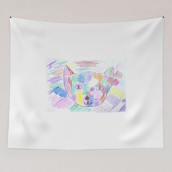Item preview, Multicolored cat designed and sold by MadeBySicilian.