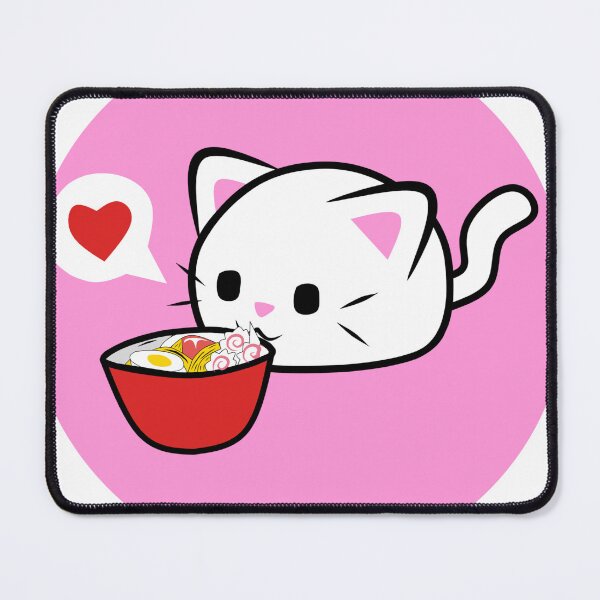 Item preview, Cat Eating Spaghetti designed and sold by Anime-Desigm.