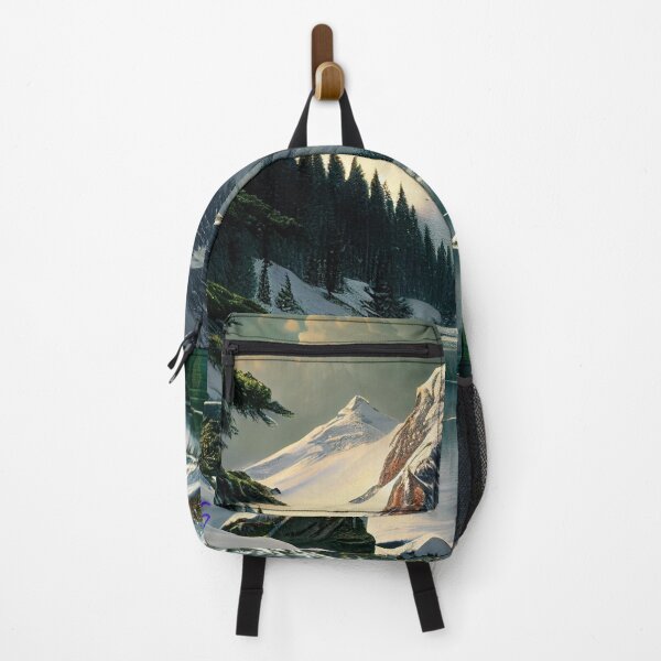Item preview, Snow-Capped Majesty: Winter Mountain Landscape Art designed and sold by MindTankArt.