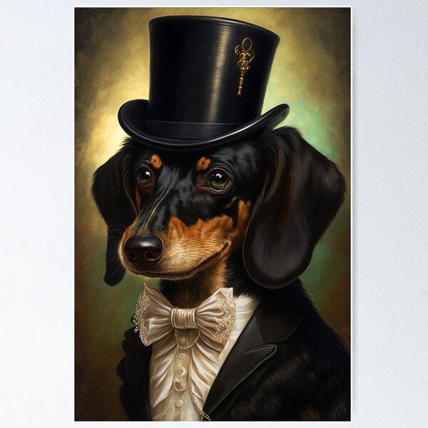 We Call it the Monocle - Portraits of Your Pets in a Top Hat & Monocle –  Iconic Paw