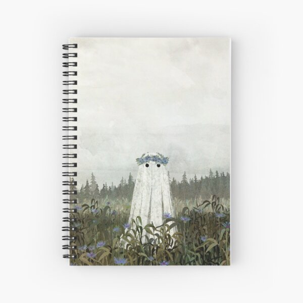 Cornflower Ghost Spiral Notebook