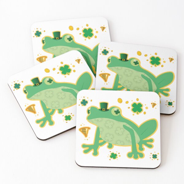 Item preview, St. Patrick's Day Frog designed and sold by TokkiJess.