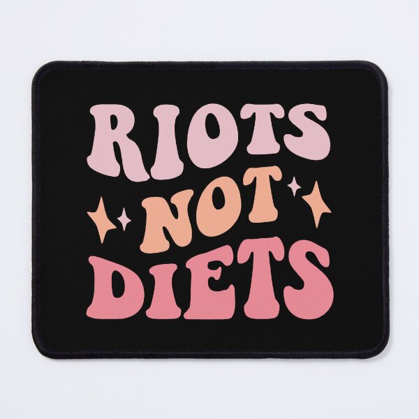 Item preview, Riots Not Diets Feminist Feminism Anti Patriarchy Retro designed and sold by Kiwi Queen.