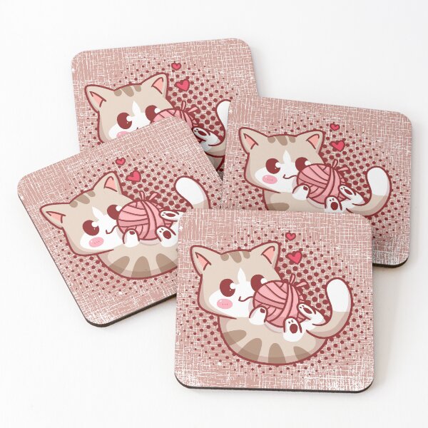 Item preview, Funny And Cute Cat With A Ball Of Wool designed and sold by ShopTwentyFour.