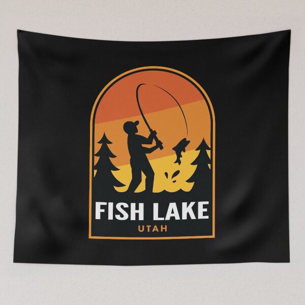 Item preview, Fish Lake Utah Fishing designed and sold by HalpinDesign.