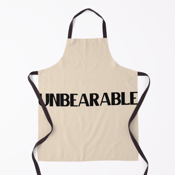 Item preview, Unbearable - Bold Black Text designed and sold by Chubuter.