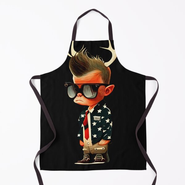 Item preview, Rustic Charm: Redneck Boy and Antlered Deer Art designed and sold by MindTankArt.