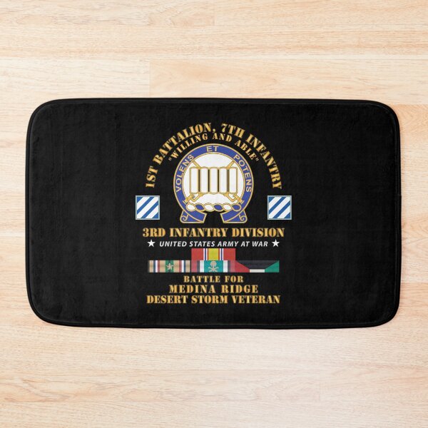 Item preview, Army - 1st Battalion, 7th Infantry - 3rd Infantry Div - Battle Medina Ridge - Desert Storm Veteran X 300 designed and sold by Military Insignia Products.