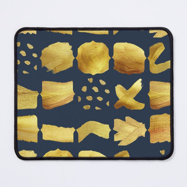 Item preview, Golden geometric pattern with dark green background. designed and sold by CreativeStrand.