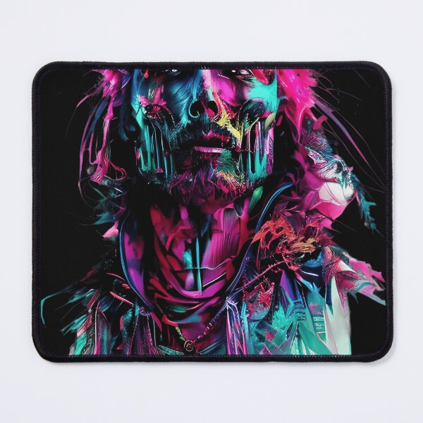Item preview, Psychedelic digital concept art Portret of a man in fullcolor designed and sold by MarcusPetrus.