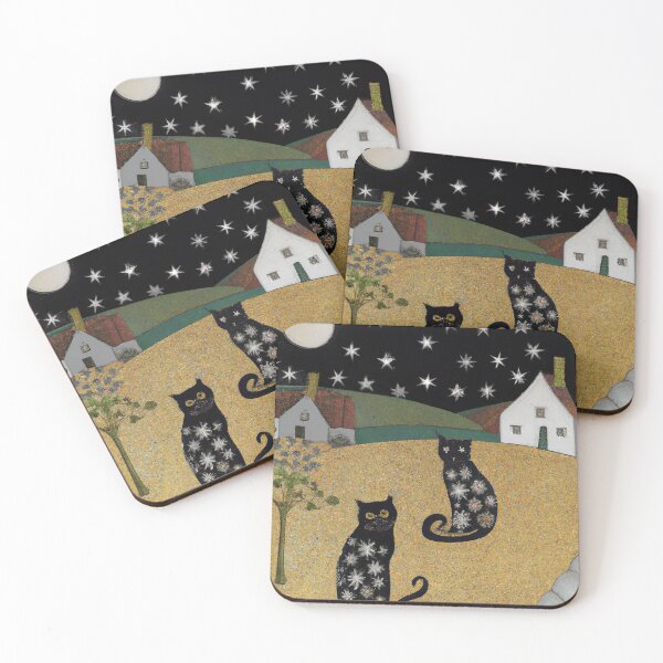 Item preview, Cats out at night designed and sold by SamJanner.