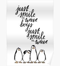 Nur Lächeln und Wave Boys Poster