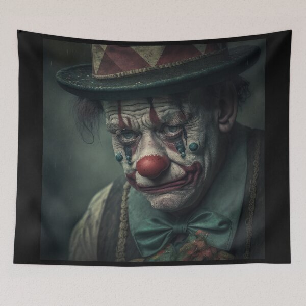 Artikelvorschau, Trauriger Clown entworfen und verkauft von TheArtfulAI.