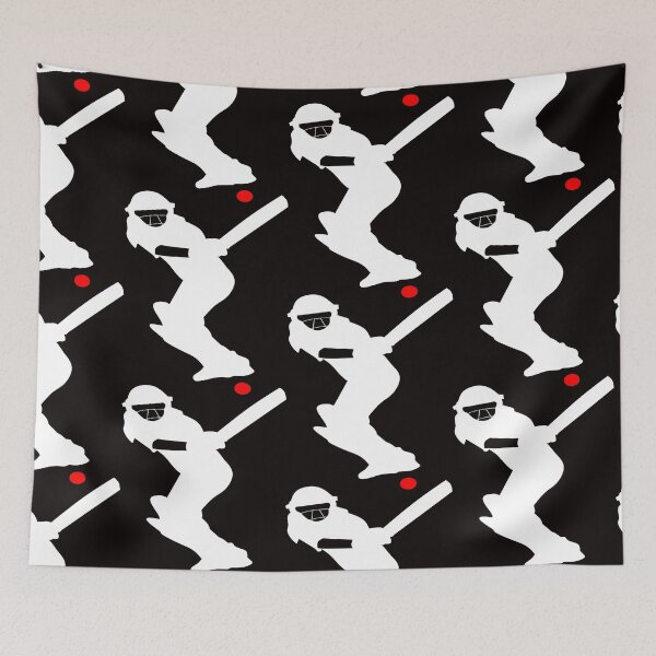 Item preview, Cricket player - white silhouette designed and sold by MarcoSc11.