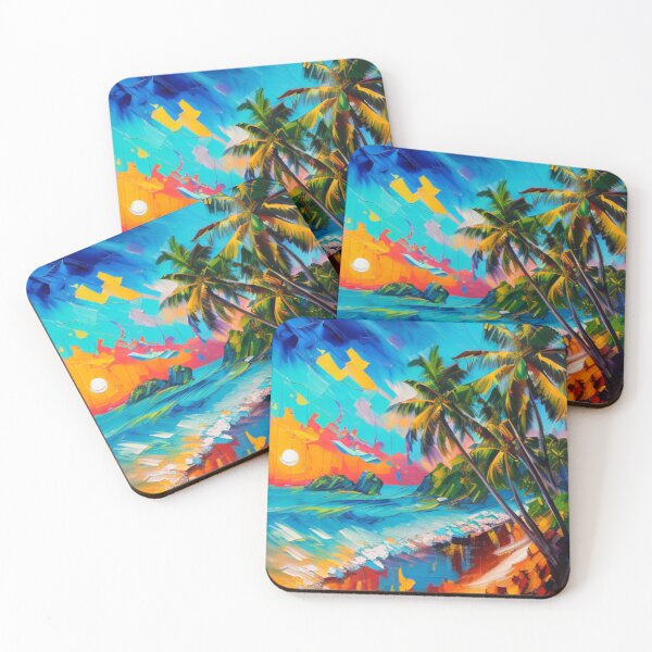 Item preview, A Sunset on the Thai Beach - Coastal Charm designed and sold by WBP Mart.