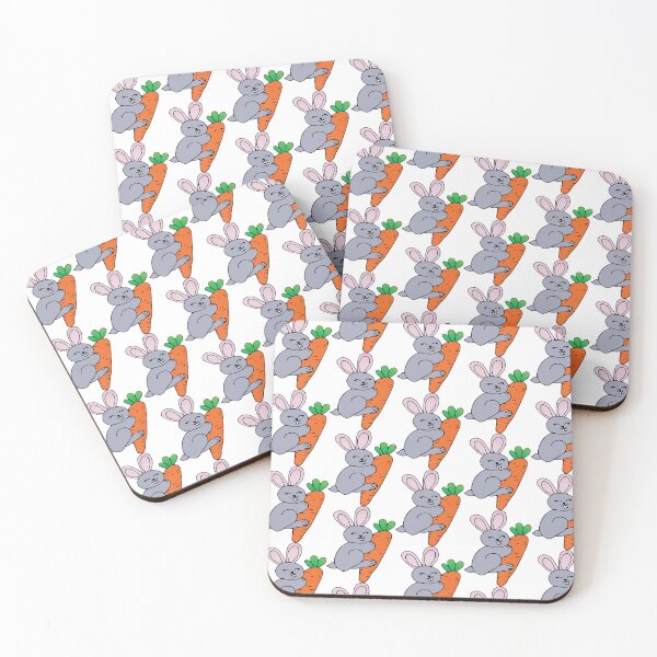 Item preview, T shirt, sticker and logo - Rabbit with carrot designed and sold by Billium Halder.