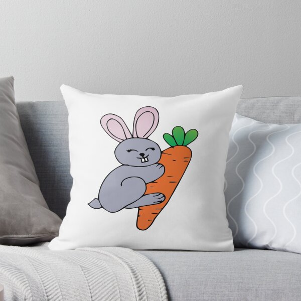 Item preview, T shirt, sticker and logo - Rabbit with carrot designed and sold by Billium Halder.