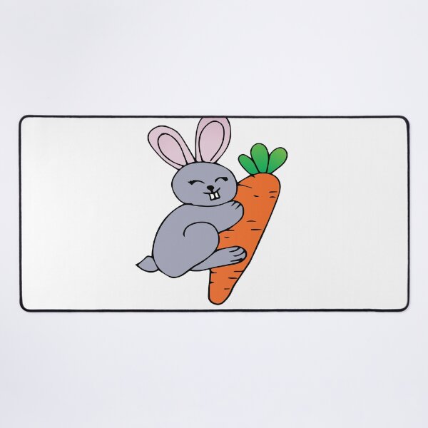 Item preview, T shirt, sticker and logo - Rabbit with carrot designed and sold by Billium Halder.