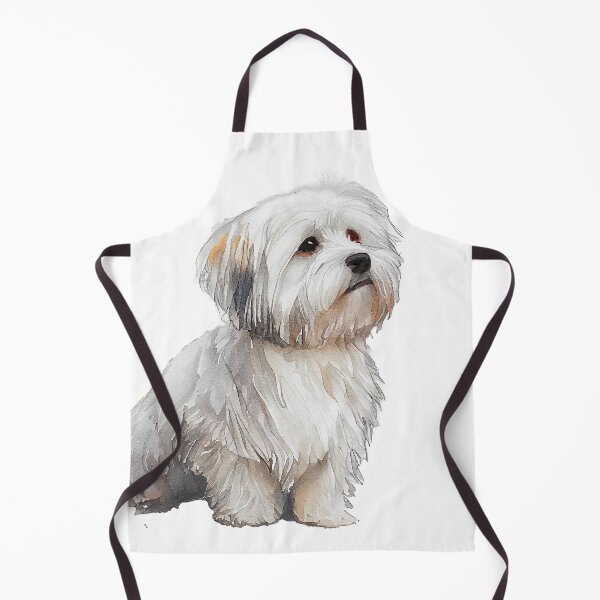 Item preview, Watercolor Painting of Coton de Tulear Small Dog Breed designed and sold by Nalaxation.