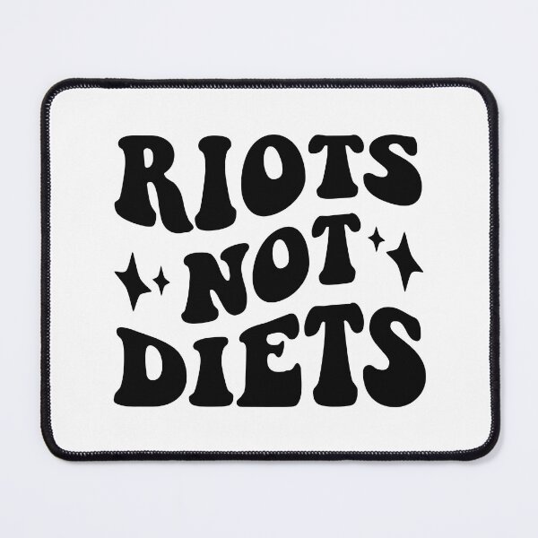 Item preview, Riots Not Diets Feminist Feminism Anti Patriarchy Retro designed and sold by Kiwi Queen.
