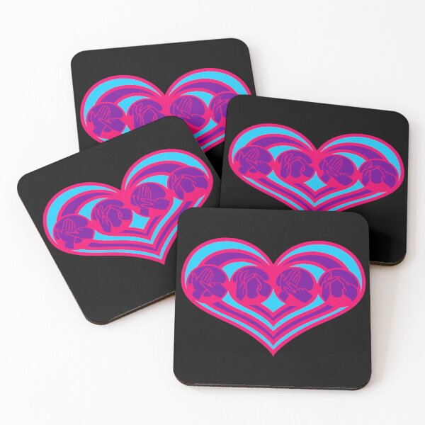 Item preview, BSL Love (pink/blue/purple) designed and sold by FelixCulpa.