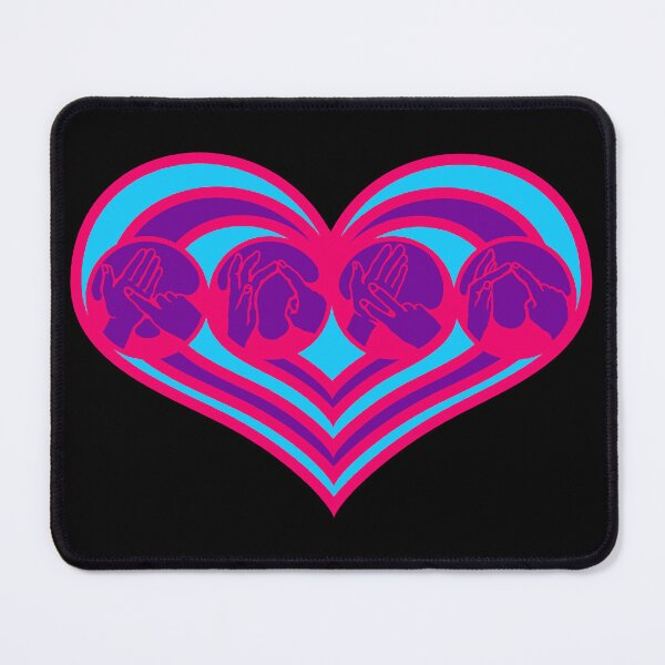 Item preview, BSL Love (pink/blue/purple) designed and sold by FelixCulpa.
