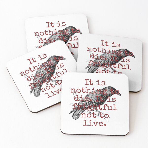 Item preview, It Is Nothing To Die - Death Quote  designed and sold by CrankyOldDude.