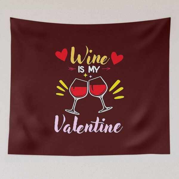 Item preview, Valentines Day Wine Is My Valentine Essential designed and sold by TargetBox.