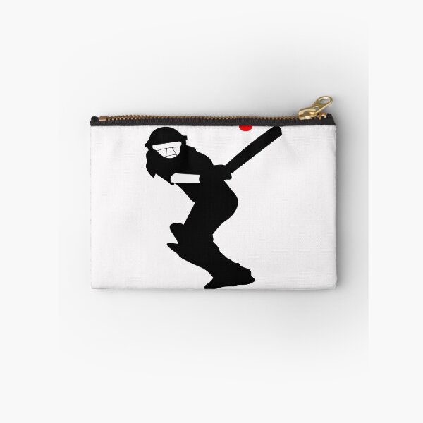 Item preview, Cricket player - silhouette black designed and sold by MarcoSc11.