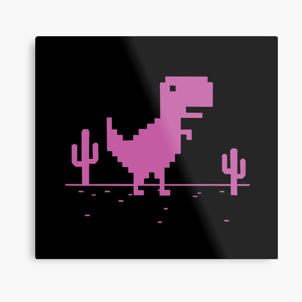 Google Dino Game Metal Prints for Sale