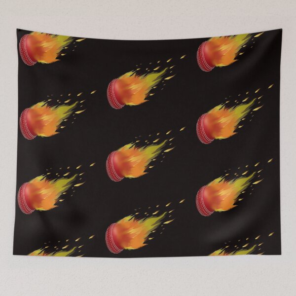 Item preview, Fiery cricket ball designed and sold by MarcoSc11.