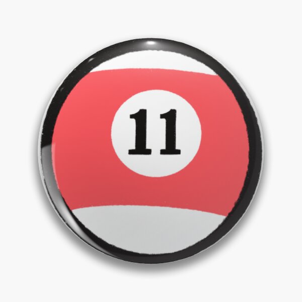 Item preview, Billiard game billiard player eleven number red  designed and sold by Tropical Blood.