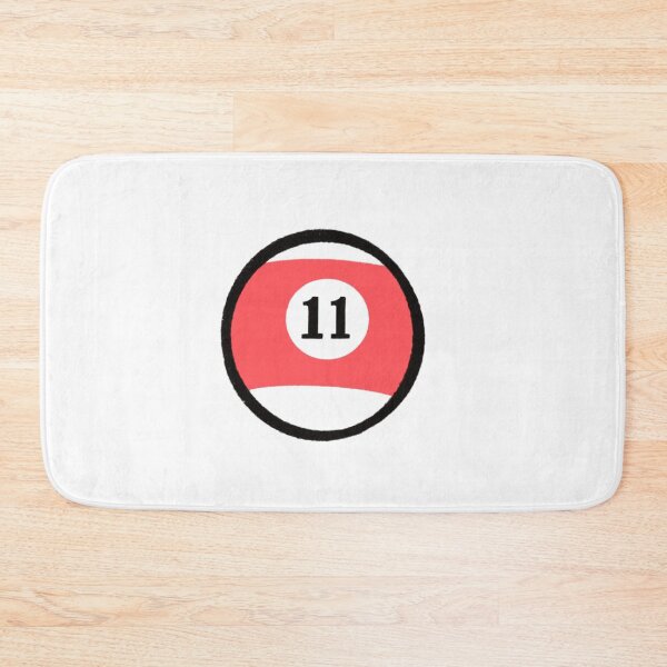 Item preview, Billiard game billiard player eleven number red  designed and sold by Tropical Blood.