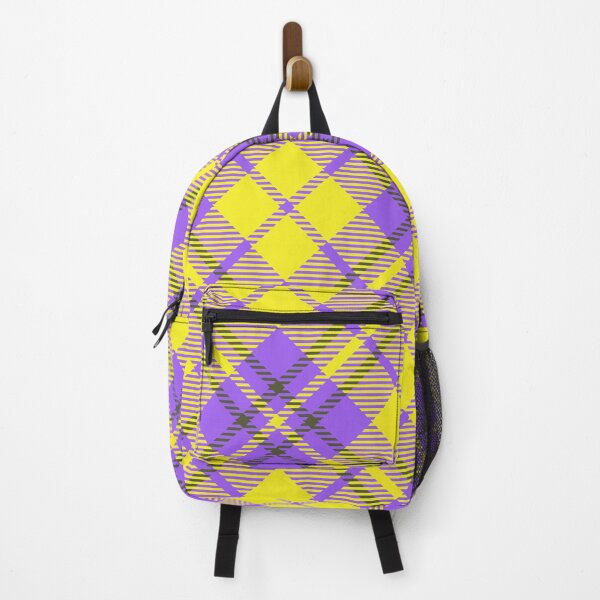 Artikelvorschau, Vintage high saturation color plaid yellow purple olive background entworfen und verkauft von UnaWu533.