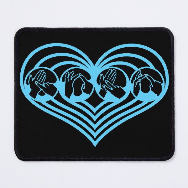 Item preview, BSL Love (blue) designed and sold by FelixCulpa.