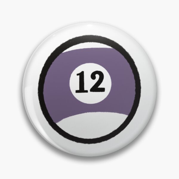 Item preview, Billiard game billiard player twelve number purple  designed and sold by Tropical Blood.
