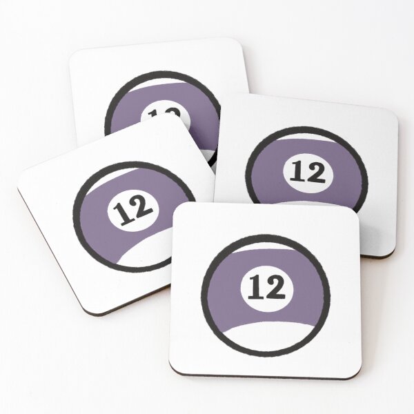 Item preview, Billiard game billiard player twelve number purple  designed and sold by Tropical Blood.