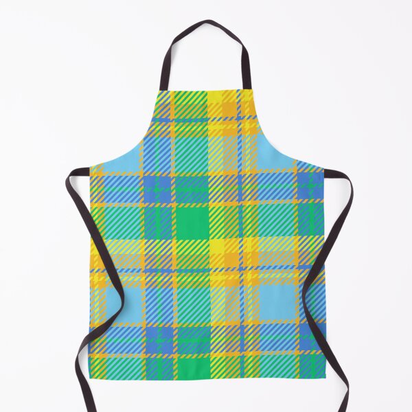 Item preview, Vintage high saturation color plaid blue yellow green orange background designed and sold by UnaWu533.