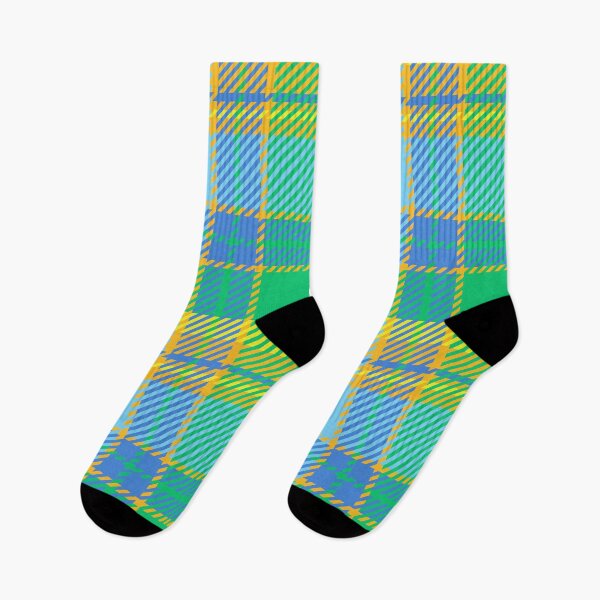 Item preview, Vintage high saturation color plaid blue yellow green orange background designed and sold by UnaWu533.