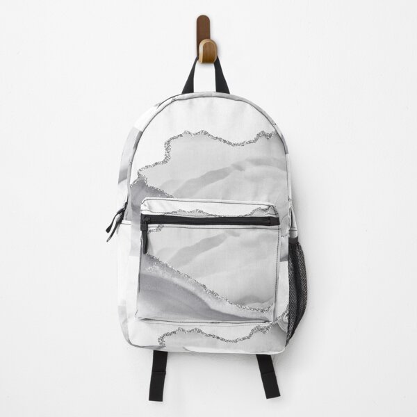 Item preview, Abstract White, Grey and Silver Modern Geode Agate designed and sold by Paulele.