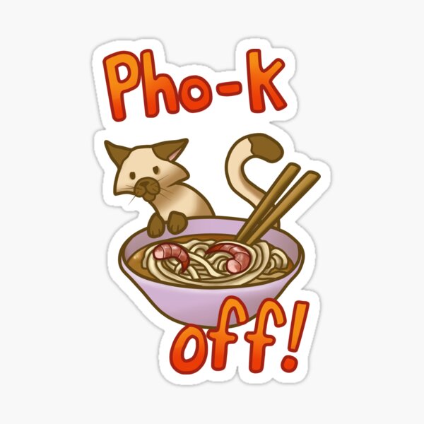 Pho-k Off! Sticker