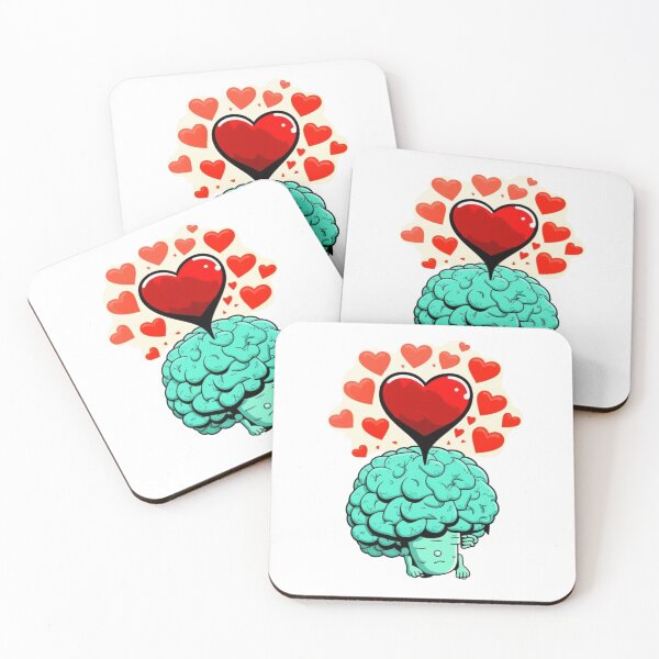 Item preview, Valentine's Day, love, hearts and brain designed and sold by pixeldizajn.