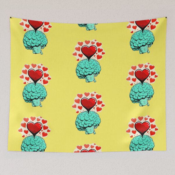 Item preview, Valentine's Day, love, hearts and brain designed and sold by pixeldizajn.