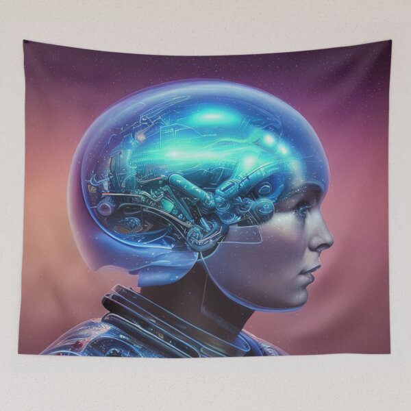 Item preview, Retro Futurism Woman - Cyberpunk designed and sold by joejiing.