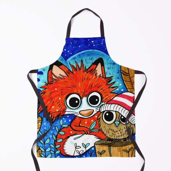 Item preview, Fox and Owl at Dusk designed and sold by Tropgnons.