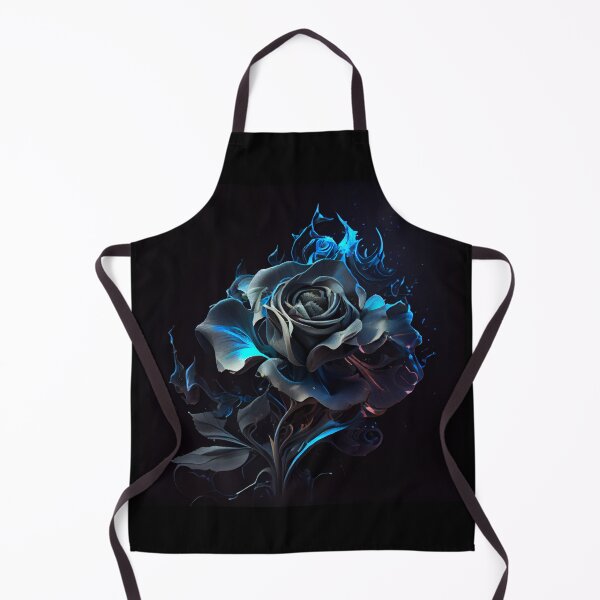 Item preview, Flaming Blue Rose designed and sold by PipikaArt.