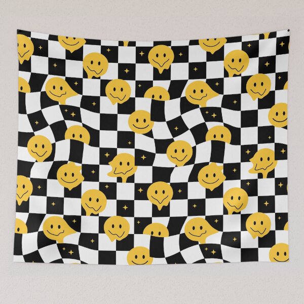 Item preview, Fun Trippy Happy Face Pattern Melting Smiley designed and sold by Draculaura2009.